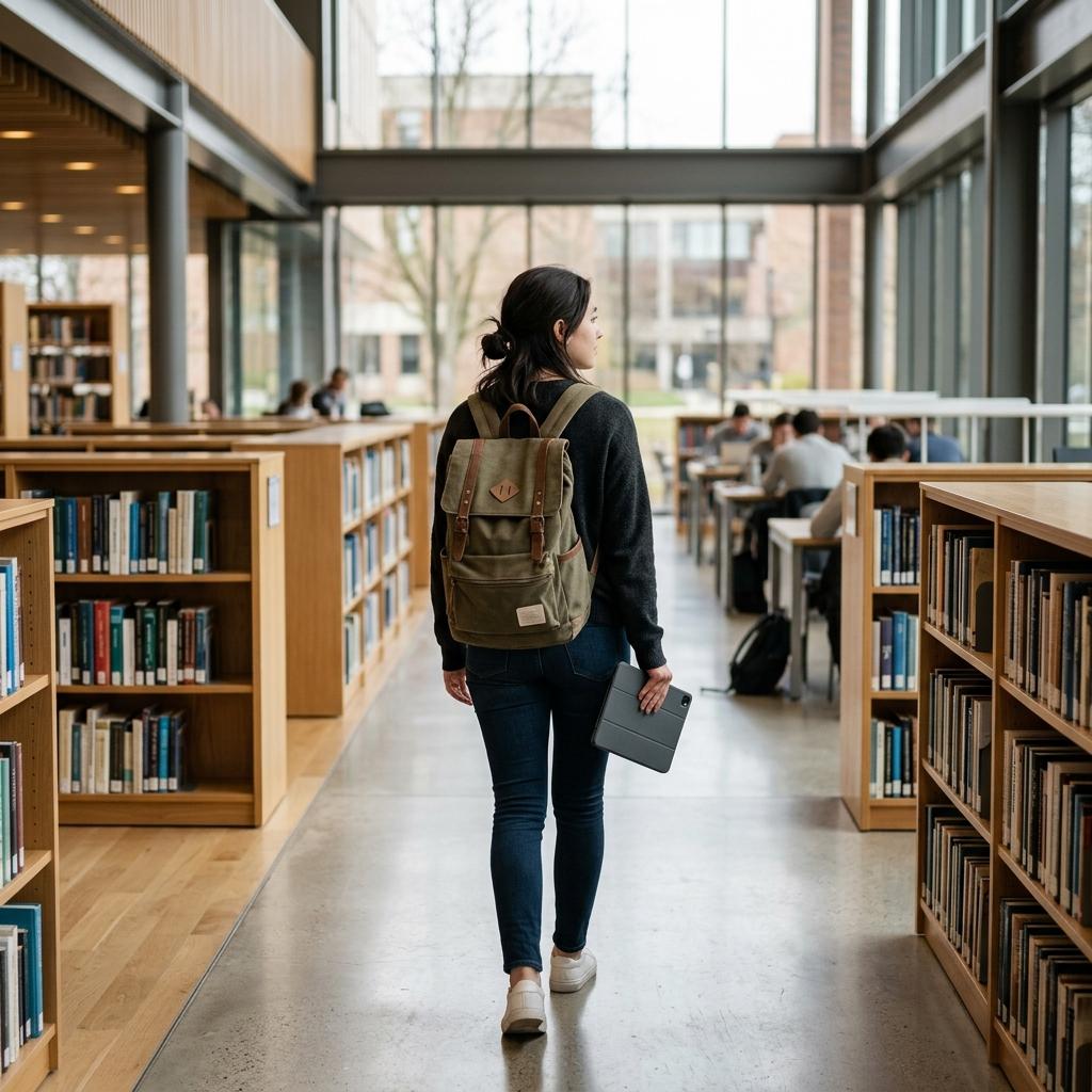 Diverse group of students discussing key findings extracted from a research paper by an AI summary tool.